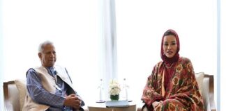 কাতার আমিরের মায়ের সঙ্গে প্রধান উপদেষ্টার বৈঠক