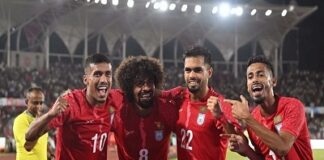 হামজার গোলে এগিয়ে গেল বাংলাদেশ