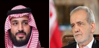 ফোনালাপে ইরানের প্রেসিডেন্টকে যা বললেন সৌদি যুবরাজ