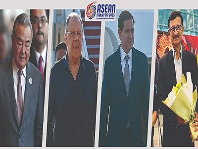 যুক্তরাষ্ট-চায়না-রাশিয়া-বাংলাদেশ সহ ৪০ দেশের পররাষ্ট্রমন্ত্রীরা এখন মালয়েশিয়ায়: আসিয়ান
