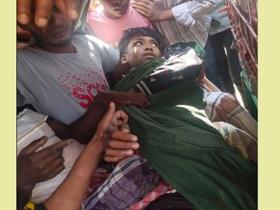 সীমান্তের ওপার থেকে আসা গুলিতে টেকনাফে দুই কিশোর আহত