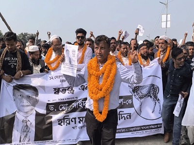 ব্রাহ্মণবাড়িয়া-৬: স্বতন্ত্র প্রার্থী সাইদুজ্জামানের নির্বাচনি প্রচার শুরু