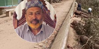 বেড়িবাঁধের গাছ কেটে গাড়ি ঢোকানো সেই নেতাকে শাস্তি দিলো বিএনপি