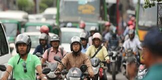 আজ রাত ১২টা থেকে মোটরসাইকেল চলাচল বন্ধ