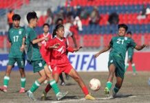 নেপালকে ৪-০ গোলে উড়িয়ে ফাইনালে বাংলাদেশ: সাফ অনূর্ধ্ব-১৯ নারী চ্যাম্পিয়নশিপ