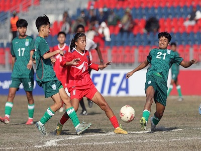 নেপালকে ৪-০ গোলে উড়িয়ে ফাইনালে বাংলাদেশ: সাফ অনূর্ধ্ব-১৯ নারী চ্যাম্পিয়নশিপ
