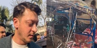 রোহিঙ্গা ক্যাম্প থেকে ফেরার পথে দুর্ঘটনার কবলে ফুটবলার ওজিলের গাড়িবহর