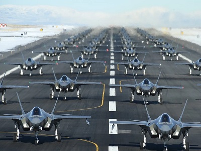 ইরান সীমান্তে আমেরিকার দুর্ধর্ষ রণপ্রস্তুতি, তৈরি এফ-৩৫