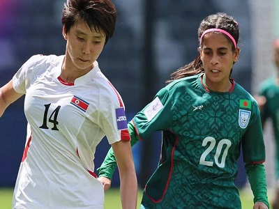 উইমেন’স এশিয়ান কাপ : উত্তর কোরিয়ার কাছেও হারলো বাংলাদেশ