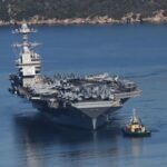 মার্কিন রণতরি জেরাল্ড আর ফোর্ডে ৩০ ঘণ্টা ধরে জ্বলেছে আগুন