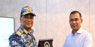 প্রধানমন্ত্রীর সঙ্গে কোস্টগার্ড মহাপরিচালকের সাক্ষাৎ