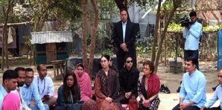 ব্র্যাকের প্রকল্প পরিদর্শনে ময়মনসিংহে জাইমা রহমান