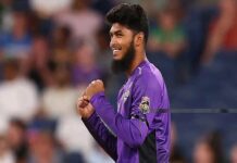 হোবার্ট হারিকেন্সের বর্ষসেরা খেলোয়াড় রিশাদ